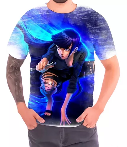 Camiseta Blusa Hinata Naruto Camisa Feminina Masculina