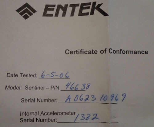 Entek Rockwell Automation Sentinel Vibration Monitor 466 Ttv