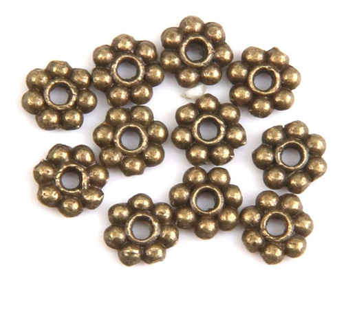 Perlas Espaciadoras Perlas Sueltas Bronce