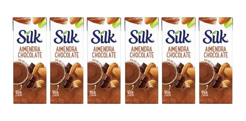 Silk Bebida Vegetal Chocolate 190 Ml. Pack X6 Unid.