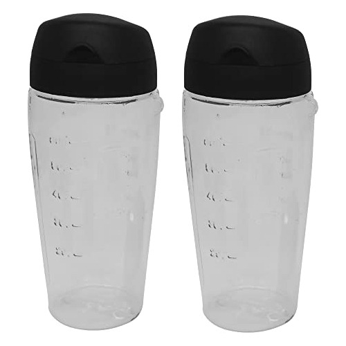 2pcs 20oz Taza Blender Blend-n-go Taza Con Tapa, Compatible