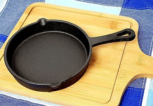 Sartén En Miniatura De Hierro Fundido Hawok, Mini Servidor,