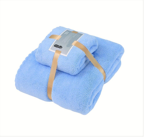 Toalla Para Baño 2 Pzs.extra Suave,absorbente,hipoalergenica