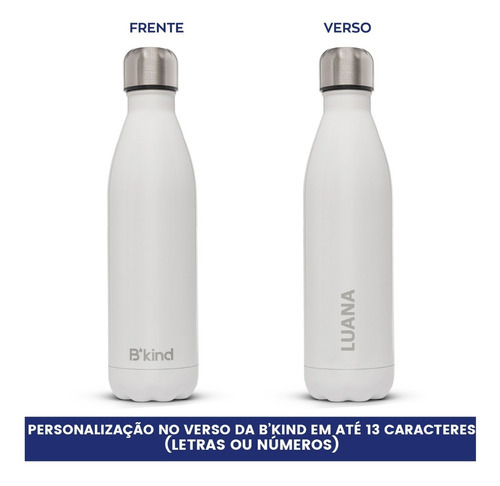 Garrafa Termica Aco Inox B'kind - Personalize