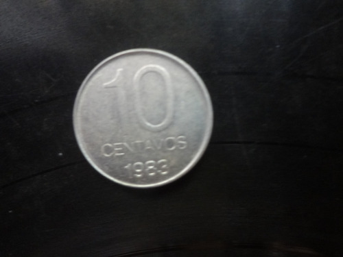 Moneda Argentina 10 Centavos Año 1983