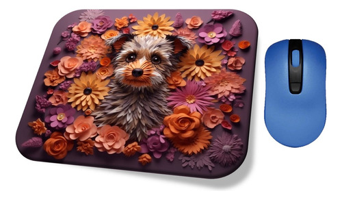 Mouse Pad Animales 3d Perrito 7
