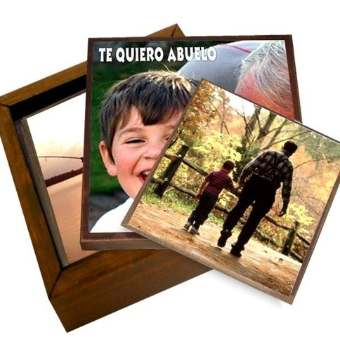 Posavasos Con Tus Fotos - Regalo Hombre Mujer Familia Amigo