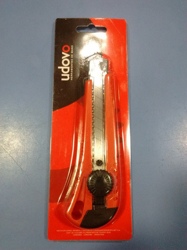 Imagen 3 de 4 de Cutter Hoja 18 Mm / Guia Metálica / Udovo