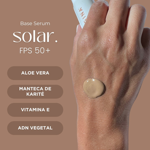 Base Serum Protector Solar Fps 50+ Regina Con Aloe Vera