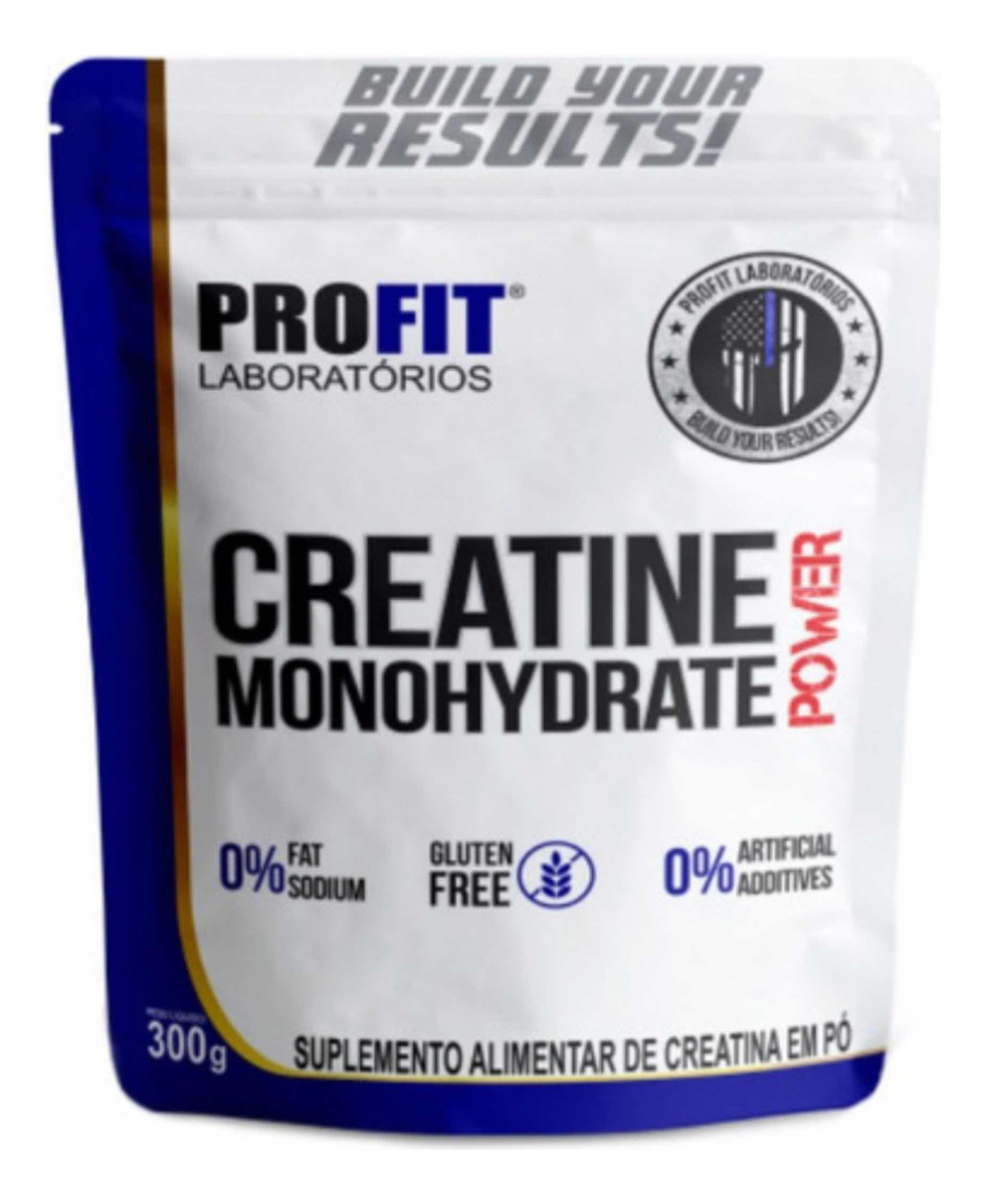 Suplemento en polvo ProFit Laboratórios  Creatine Monohydrate Power creatina monohidratada sabor natural en sachet de 300mL