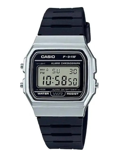 Casio Reloj Ochentero Digital F-91wm-7adf