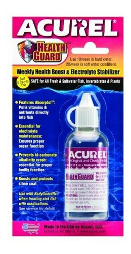 Acurel Llc Healthguard 25 Ml Acuario Estanque De Agua Y Trat