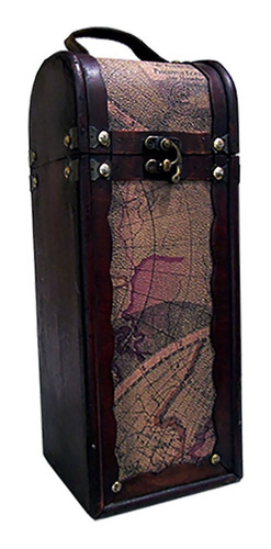 C&h Cava Elegante Estuche De Madera Diseño Para Una Botella