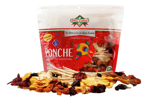 Mezcla Fruta Deshidratada 150g Para Hacer Ponche 4 Litros