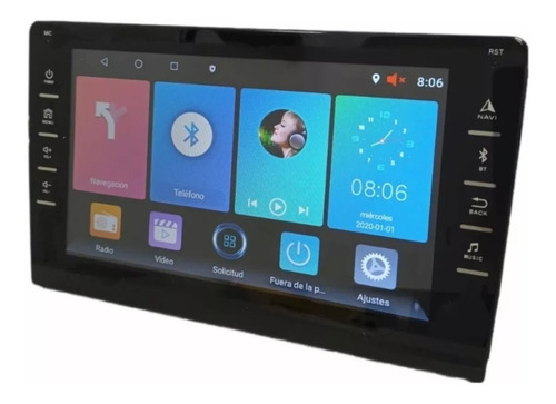 Radio Auto 2 Din Android 10 Gps Wifi Mirror Link 8