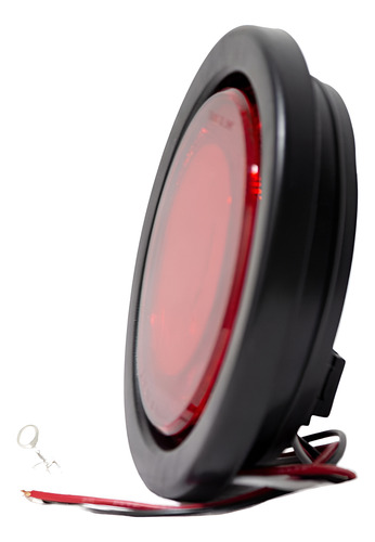 Plafon Redondo 4 Pulgadas Led Tipo Túnel Rojo