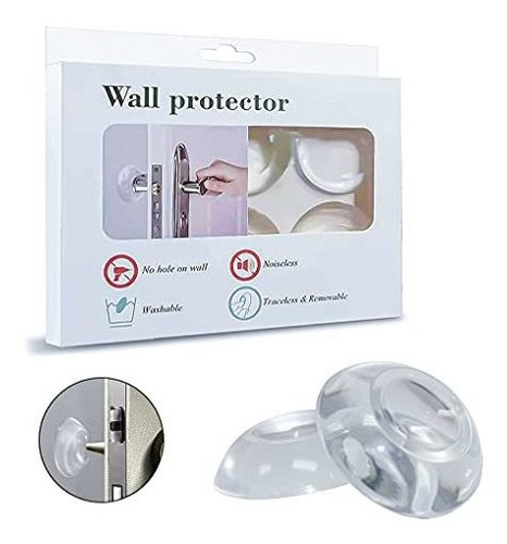 Perilla De La Puerta Protector De Pared Shield 6 Unids ...