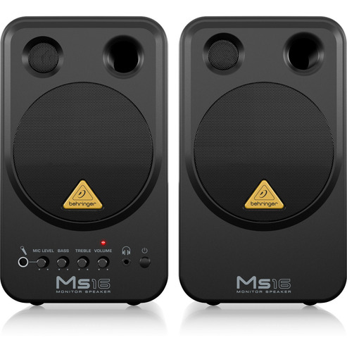 Monitores De Estudio Behringer Ms16 Activos 2 Vias Activo