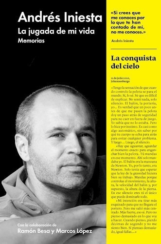 Libro La Jugada De Mi Vida De Andres Iniesta