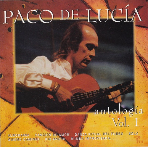 Paco De Lucía* Cd: Antologia Vol. 1 *