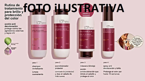 Repuesto Shampo/ Acond Revit Brill/ Prot Color Lumina Natura