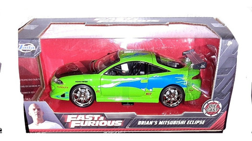 Mitsubishi Eclipse Rápido Y Furioso De Colección Escala 1:24