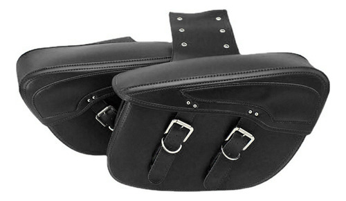 Bolsa Para Moto Quick Saddlebag Bolsas Laterales De Piel Par