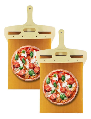 Espátula De Pizza Deslizante De 12 Pulgadas Con Mango 2 Pcs