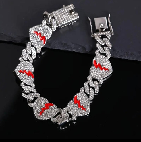Pulsera Modelo Corazón Full Ice