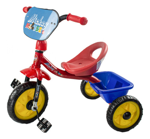 Triciclo Infantil De Acero Disney De Fácil Armado 7093 