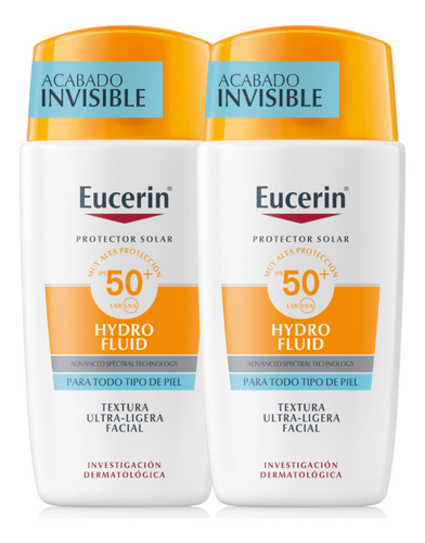 Eucerin Pack 2x Protector Solarhydro Fluid Ultra Ligerofps50