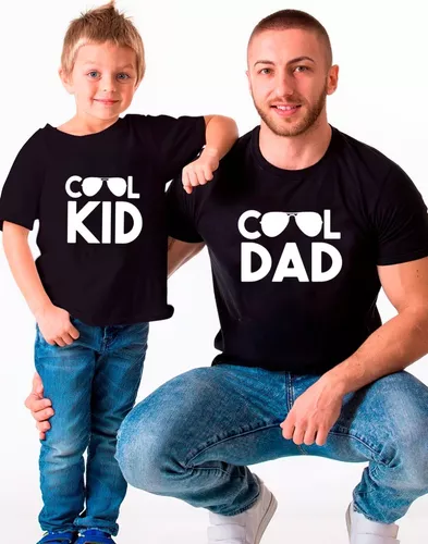 Escudriñar instructor Encantador Poleras Dúo Papá E Hijo Cool Dad Cool Kid Exclusivos Regios