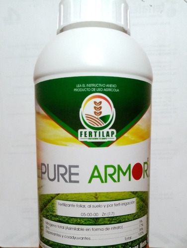 Pure Armor Fertilizante Foliar Y Fertirriego Zinc 17% P/p