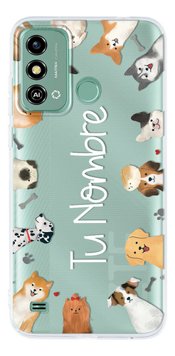 Funda Para Zte Para Mujer Razas Perritos Personalizada