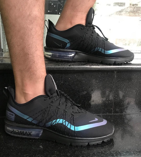 tênis nike air max sequent 4 masculino preto