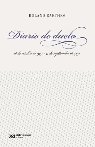 Libro Diario De Duelo De Roland Barthes Ed: 1