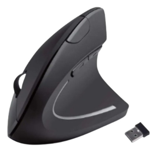 Mouse Ergonômico Sem Fio Cor Preto