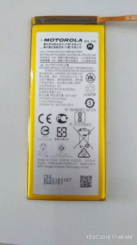 Batería Motorola Moto G6 Plus (jt40) Full Calidad !!!