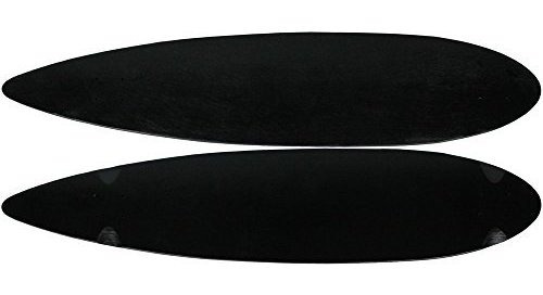 Moose 9  X 43  Pintail Longboard Cubierta Negro