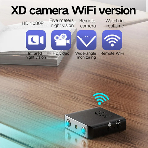 Câmera Espiã Wifi 1080p Com Visão Noturna