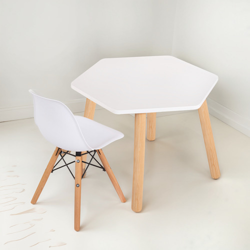 Mesa Con Silla Para Niños 7 Acabados Mate