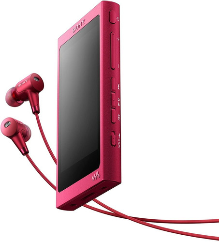 Sony Walkman Mp3 Mp4 Video 16gb Touch Bt + Auriculares + 12v Color Rosa