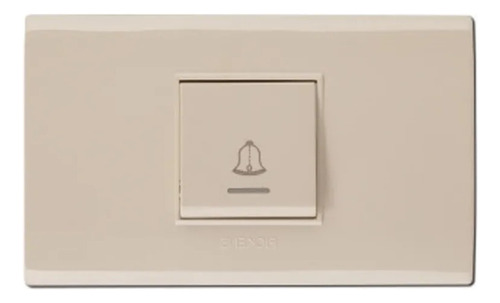 Pulsador De Timbre Decorativo Beige Bg-118k-11 Pickens