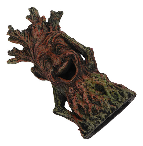 Estatua De Árbol De Acuario, Decoración De Raíces, Simulació