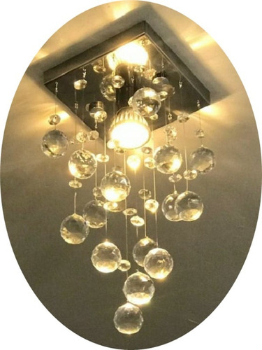 Lustre Em Acrílico Lâmpada Inclusa Para Quarto