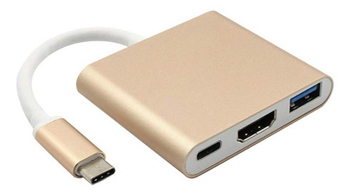 Adaptador Hub Tipo C Para Computador E Note Hdmi 4k Usb 3.0
