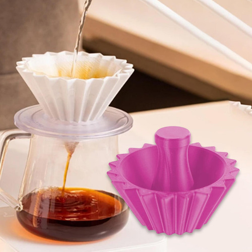 Retenedor De Forma De Filtro De Café Copa De Filtro Rosa