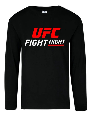 Camiseta Manga Larga Ufc Fight Night