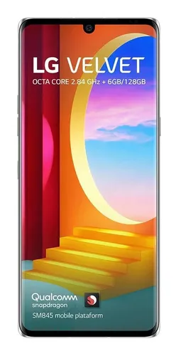 LG Velvet Dual SIM 128 GB aurora white 6 GB RAM