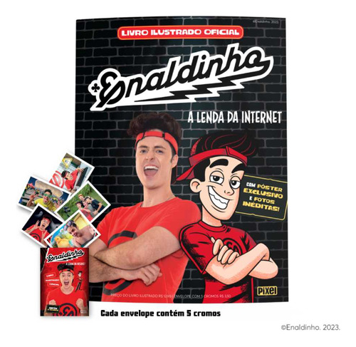 Livro Kit Álbum Do Enaldinho + 50 Figurinhas